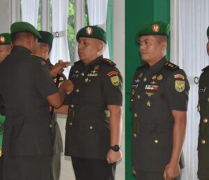 Tongkat Komando Komandan Kodim 0427/Way Kanan Diserah terimakan