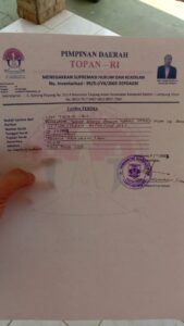 KETUA LSM TOPAN RI, MELAPORKAN KEPALA DESA OGAN JAYA DIDUGA PELAKSANAAN DD DIKORUPSI TAHUN 2022