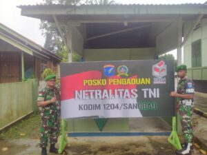 Kodim 1204 / Sanggau Buka Posko Pengaduan Netralitas TNI dalam Pemilu 2024