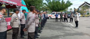 Koramil1204-21/Entikong menggelar Apel Gelar Kesiapan “Operasi Lilin Kapuas 2023