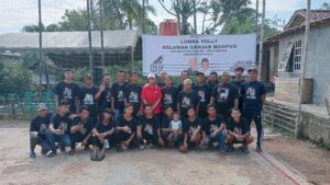 Relawan Ganjar-Mahfud MD, IGusti Putu Suarjana Adakan Lomba Bola Volly