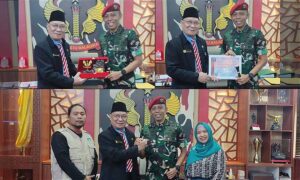 Awali Tahun 2024, Ketum PPWI Silahturahmi ke Dangrup-1 Kopassus