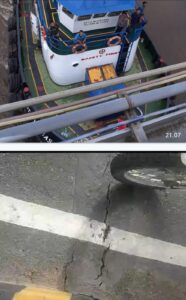 Jembatan Kapuas Di-tabrak Tongkang Kapuas