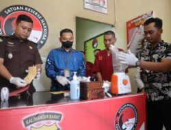 Polresta Pontianak Musnahkan Narkotika Hasil Ungkap Kasus Selama Januari 2024