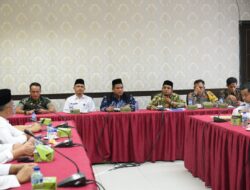 Bupati Padang Pariaman Suhatri Bur Membuka Rakor Persiapan Pemilu 2024