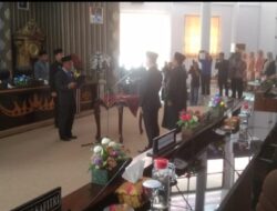Pergantian Antar Waktu (PAW) DPRD Way Kanan menggelar Rapat Paripurna Melantik Bambang Suwandi Menggantikan Rozali Dari Partai PAN