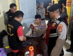 Cegah Penyelenggara dan Petugas Pam Pemilu 2024 Kelelahan, Polres Lampung Utara Beri Bantuan Kesehatan