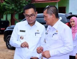 Pj. Bupati Lampung Utara Meninjau Kesiapan Kunker Gubernur Lampung