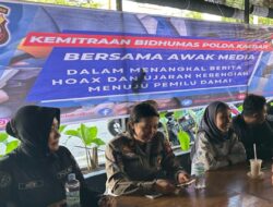 Bidhumas Polda Kalbar Tekankan Kepada Awak Media Tangkal Berita Hoax