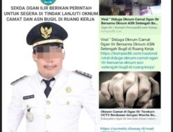 Sekda Pemkab Ogan Ilir Angkat suara Terkait Dugaan Oknum Camat dan ASN Setengah bugil’ di Ruang Kerja