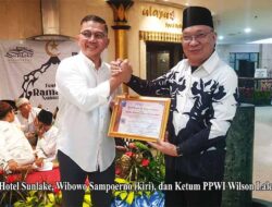 PPWI Nasional Berikan Penghargaan kepada Manajemen Hotel Sunlake