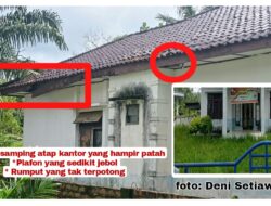 Tak Berpenghuni! Kantor UPTD Teluk Gelam Seperti Rumah Berhantu