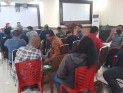 Humas Polres Sanggau Menggelar Rapat Koordinasi dengan Awak Media
