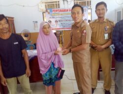 PEMDES CEMPAKA BARAT melaksanakan Penyerahan bantuan langsung tunai Dana desa(BLT-DD)2024