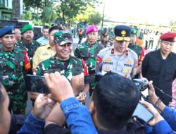 Pangdam XII/Tanjungpura, Didampingi Wakapolda Kalbar Memimpin Apel Gelar Pasukan Operasi Pengamanan VVIP Dalam Rangka Kunjungan Kerja Wakil Presiden RI Ma’ruf Amin