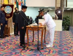 Resmi dilantik Aswarodi Pj Bupati Lampung Utara