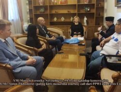 Sampaikan Simpati dan Belasungkawa, PPWI Lakukan Courtesy Call ke Kedubes Rusia