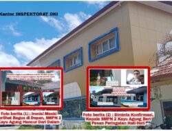 Terkait Pemeliharaan SMPN 2 Kayu Agung, Inspektorat OKI Beri Atensi