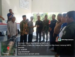Pemerintah kampung Tanjung Ratu kecamatan Pakuan Ratu salurkan BLT – DD dari Januari -juni tahun 2024