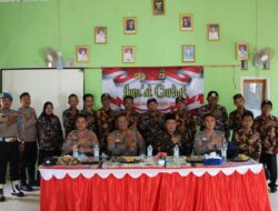 Kepala Kampung Sriwijaya Umpu Semenguk Antoni Nasir Menghadiri Acara Jumat Curhat bersama Kapolsek Blambangan