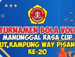 Ayo Ramai kan !!! Di Kampung Way Pisang Lakukan kegiatan Open turnamen bola Voli di buka untuk Umum
