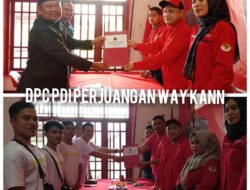 DPC PDIP perjuangan kabupaten Waykanan telah menerima 2 kandidat mengambil Berkas Bakal calon kepala Daerah kabupaten Waykanan 