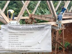 Kades Yosi Atmaja Minta Pembanguan jembatan Sebaik Mungkin Tidak seperti Jembatan Desa Aji Kangungan Lampura