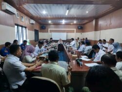 Pemkab Lampura Adakan Pembahasan LKPJ Bupati Tahun 2023 Diruang Rapat Sekertariat DPRD Lampura