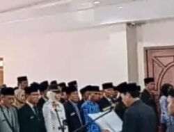 Bupati Kaur H. Lismidianto, S.H.,M.H Melalui Sekda Dr. Drs. Ersan Syahfiri M.M Lantik 75 Pejabat ASN Eselon ll, lll, & lV