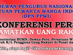 UNDANGAN LIPUTAN PELAPORAN KORUPSI PENGURUS PWI KE KOMISI PEMBERANTASAN KORUPSI