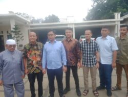 Silaturahmi ketua Umum HMI ke kediaman Tokoh Masyarakat Ansori Sabak