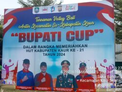 Sambut Pembukaan HUT Kabupaten Kaur Ke-21, Pemda Kaur Melalui Dispora Bersama PBVSI Melaksanakan Kegiatan Bupati Cup Tahun 2024