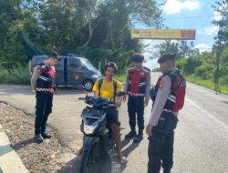 Antisipasi Aksi Kriminalitas, Polres Way Kanan Gelar Patroli KRYD di Umpu Semenguk