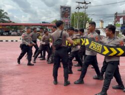 Sat Samapta Polres Sanggau melaksanakan kegiatan Latihan Dalmas