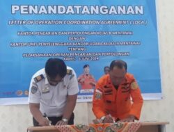 Kantor SAR Tandatangani LOCA bersama Bandar Udara Mentawai