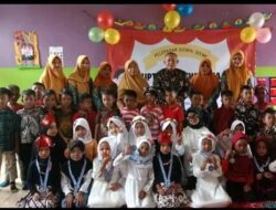 Antoni Nasir Kepala Kampung Sriwijaya Ikut Menghadiri Pegiatan Pelepasan Siswa dan Siswi UPT TKN