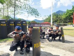 Satbrimob Polda Kalbar Latihan Salah Satu Langkah Deteksi Dini Polri Meminimalisir Kesalahan Prosedur Pada saat Melakukan Penindakan Dilapangan