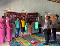Kapolres Anjangsana dan Berikan Tali Asih Kepada Personel Polres Way Kanan
