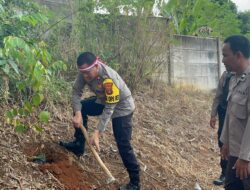 Peringati Hari Bhayangkara Ke- 78, Polres Lampung Utara Gelar Penanaman Pohon