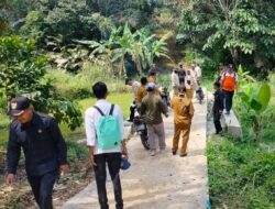 Tim Kecamatan Banjit Monev Pengguna Dana Desa Tahap 1 Tahun 2024 Di Kampung Bonglai