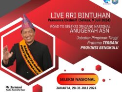 Lolos JPT Terbaik Jenjang Instansi Daerah, Kadis Kominfo Kaur M. Jarnawi S. Pd.,M. Pd Melaju Ikut Seleksi Nasional