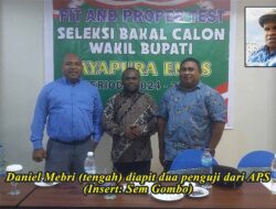 Daniel Mebri Terpilih Jadi Bacawabup Jayapura Emas