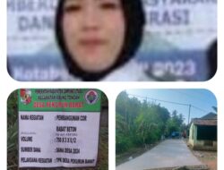 Pemdes Pekurun Barat Kecamatan Abung Tengah Realisasikan pembangunan Rabat Beton Tahun Anggaran 2024