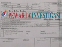 Pabrik Tapioka PT.SBRP yang berlokasi Di Desa Talang Jembatan Abung Kunang Di Duga Manipulasi Terkait Setor SSPD – BPHTB Ke Bapenda