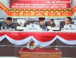 Pj Bupati Lampung Utara Hadiri Rapat Paripurna Pembahasan Perubahan KUA dan PPAS APBD Tahun 2024