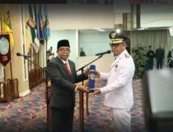 Pj. Bupati Lampung Utara dan Pj. Ketua TP PKK Hadiri Pelantikan di Tulang Bawang