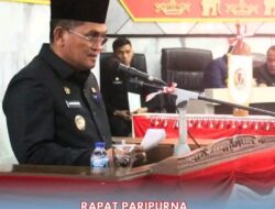 Pj. Bupati Lampung Utara Hadiri Rapat Paripurna DPRD untuk Pengesahan Perubahan APBD Tahun 2024