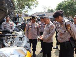 Jelang Kesiapan Pilkada 2024, Polda Lampung Cek Randis Dan Senpi Dinas di Polres Way Kanan