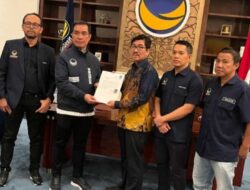 Resmi DPP Nasdem Berikan Surat Rekomendasi mengusung Bacabup Hamartoni Ahadis Di Pilkada Lampura