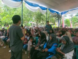 Hamartoni Ahadis,Terus Bergerak Bersosialisasi Sekaligus Kukuhkan Tim Pemenangan Keluarga Sehati Kota Bumi Utara